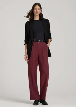 Wide Leg Pleated Dress Pants 2.0 for Tall Women