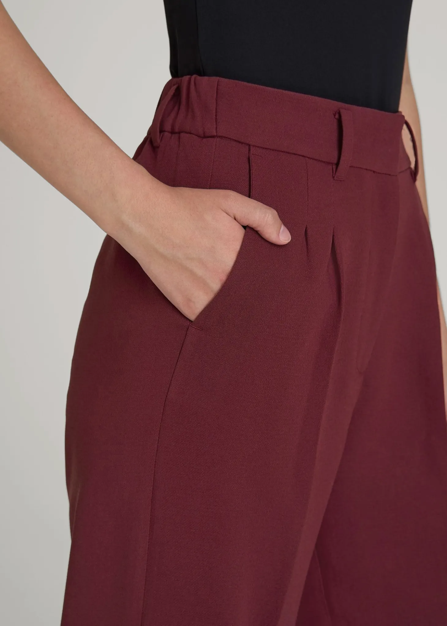 Wide Leg Pleated Dress Pants 2.0 for Tall Women