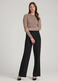 Wide Leg Pleated Dress Pants 2.0 for Tall Women