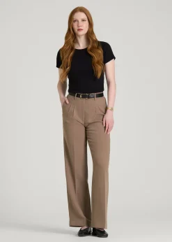 Wide Leg Pleated Dress Pants 2.0 for Tall Women