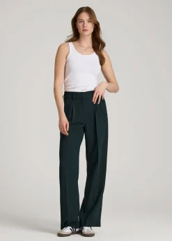 Wide Leg Pleated Dress Pants 2.0 for Tall Women