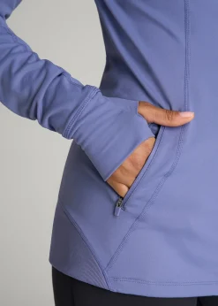 Women's Athletic Zip-Up Jacket for Tall Women