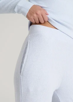 Women's Ribbed Flare Lounge Pants for Tall Women