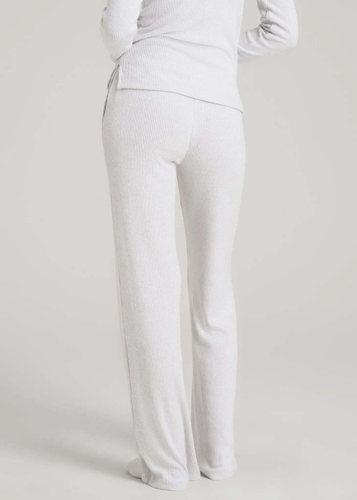 Women's Ribbed Flare Lounge Pants for Tall Women