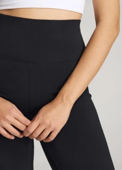 Women's Straight Leg Cotton Leggings for Tall Women