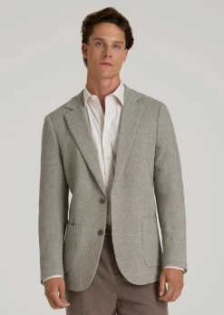 Wool Blend Blazer for Tall Men