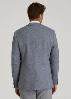 Wool Blend Blazer for Tall Men