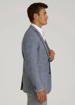 Wool Blend Blazer for Tall Men