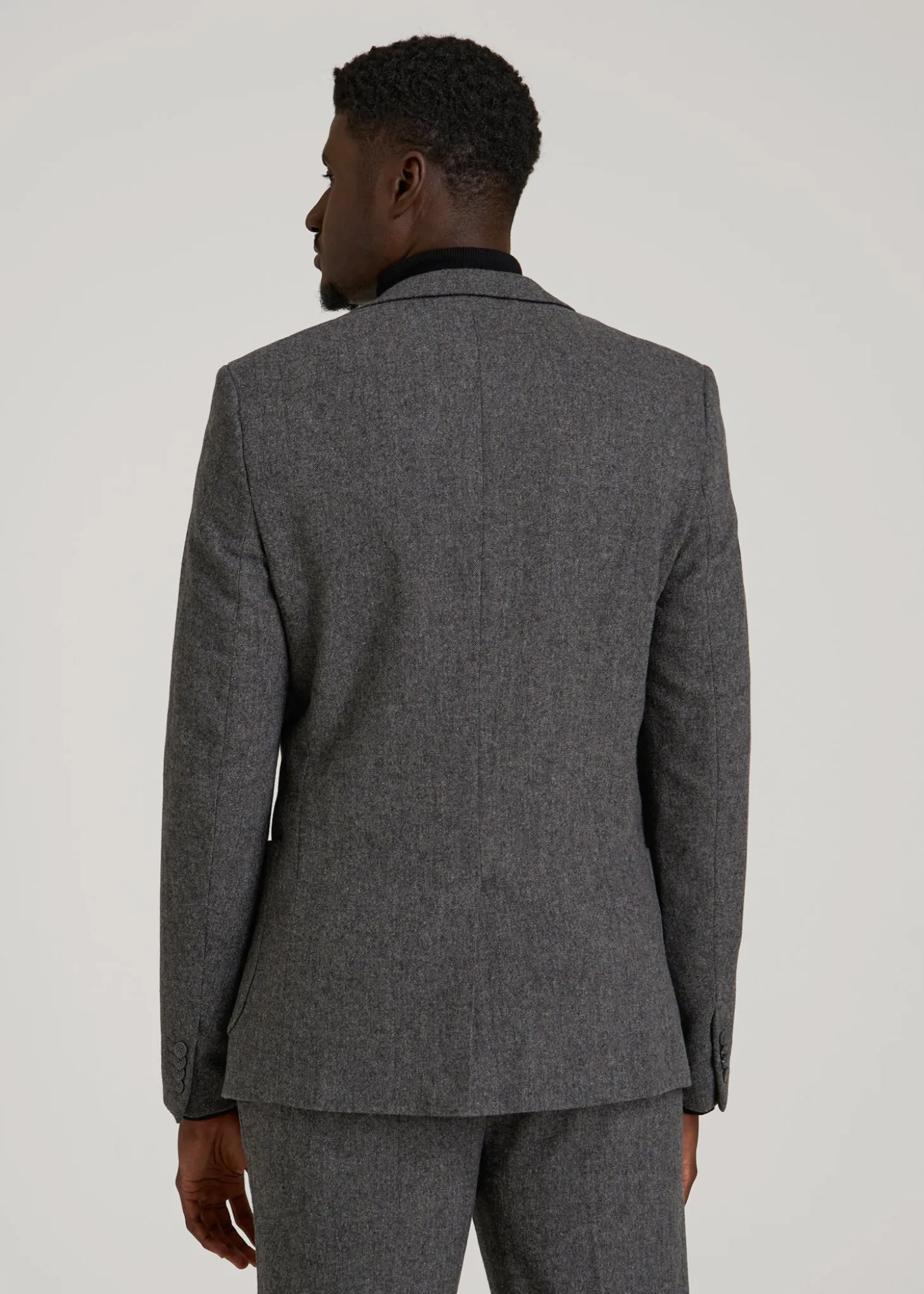 Wool Blend Blazer for Tall Men