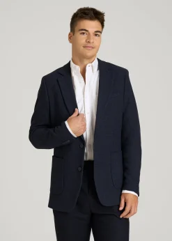 Wool Blend Blazer for Tall Men