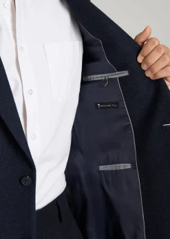 Wool Blend Blazer for Tall Men