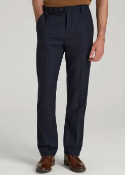 Wool Blend Dress Pants for Tall Men