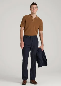 Wool Blend Dress Pants for Tall Men