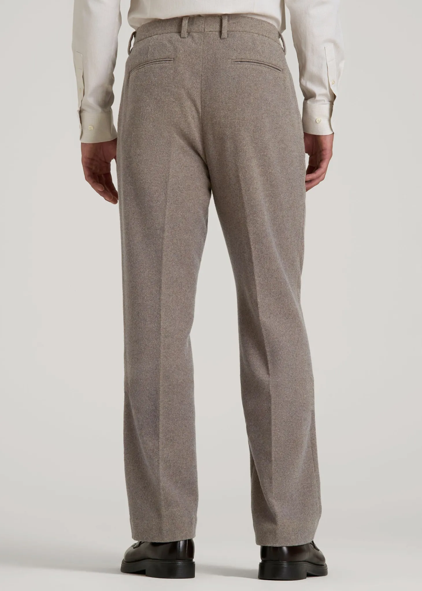 Wool Blend Dress Pants for Tall Men