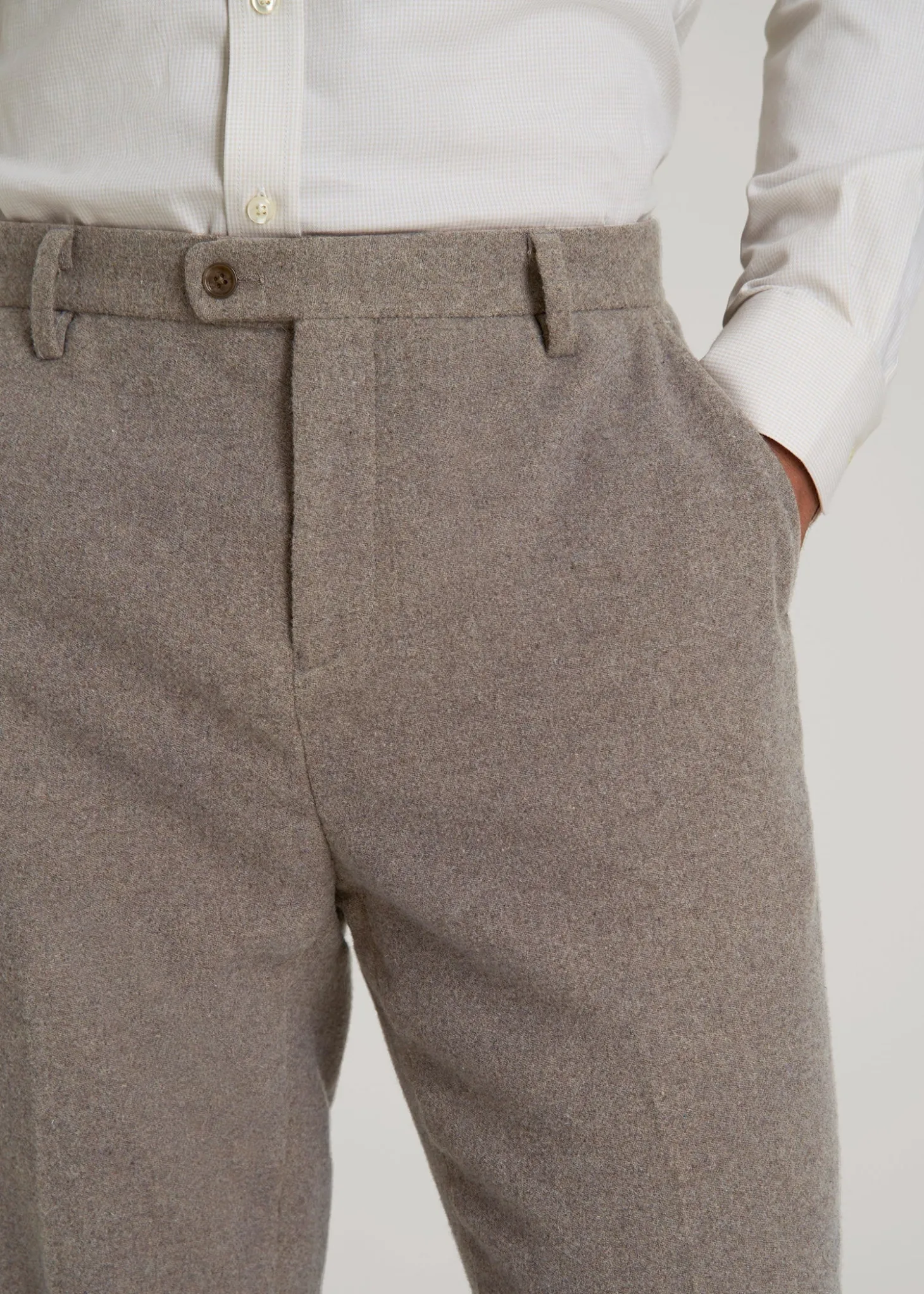 Wool Blend Dress Pants for Tall Men