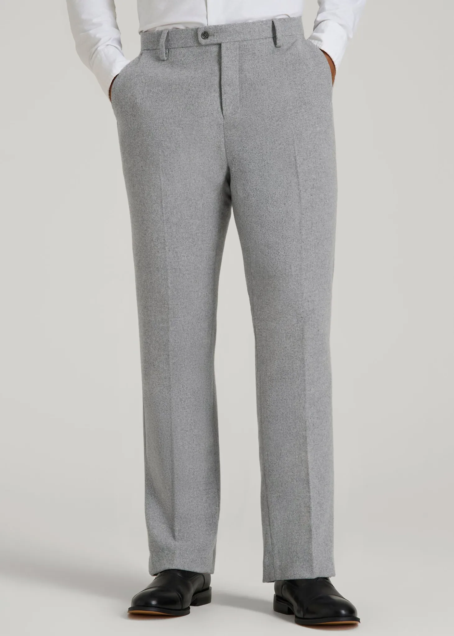 Wool Blend Dress Pants for Tall Men