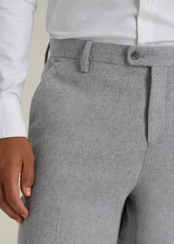 Wool Blend Dress Pants for Tall Men