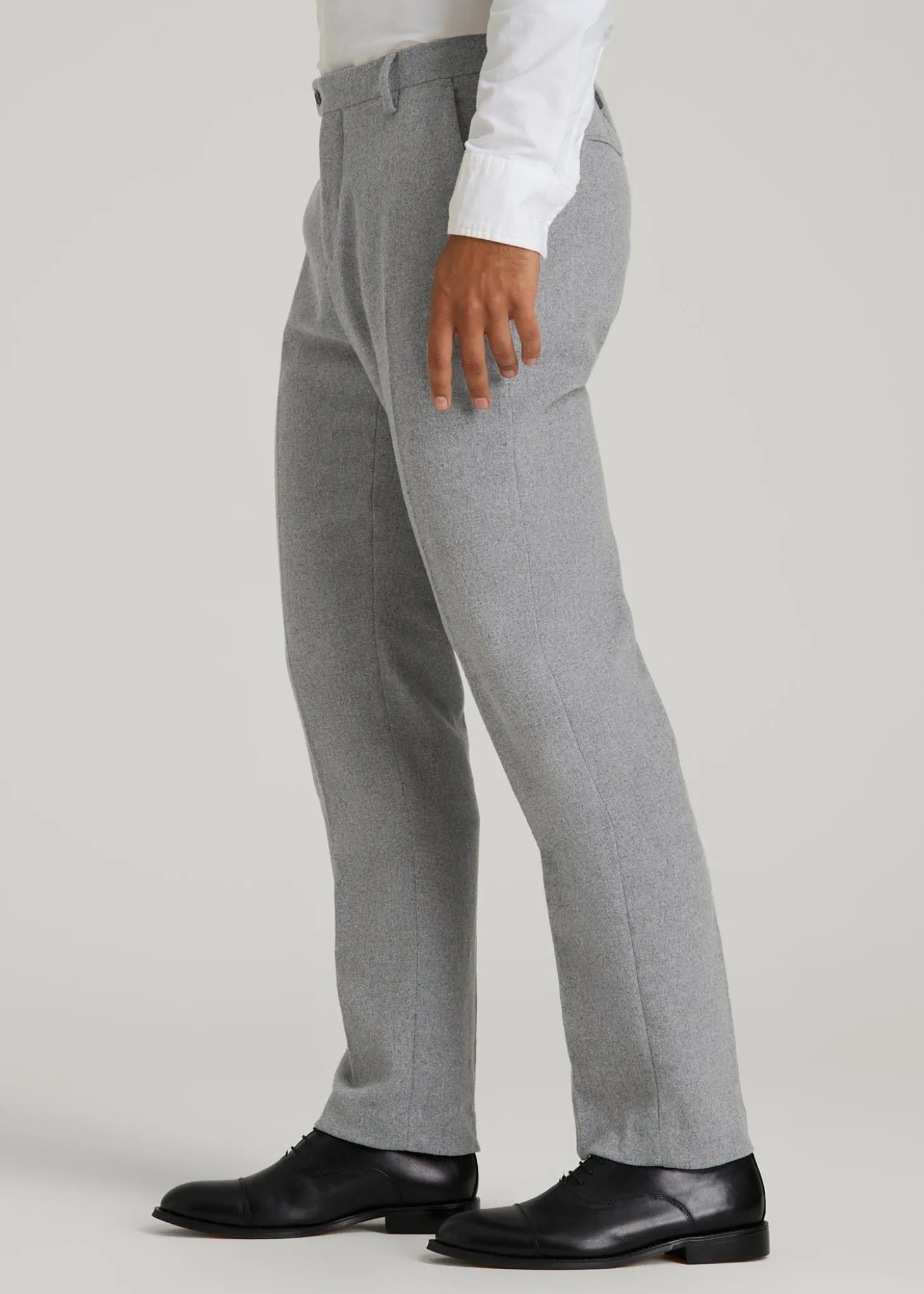 Wool Blend Dress Pants for Tall Men