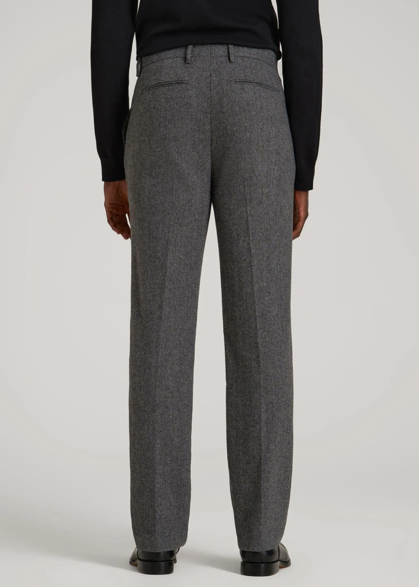Wool Blend Dress Pants for Tall Men