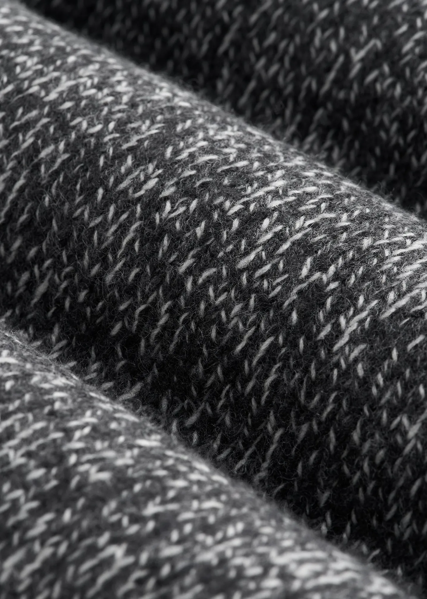 Wool Blend Marled Turtleneck for Tall Men