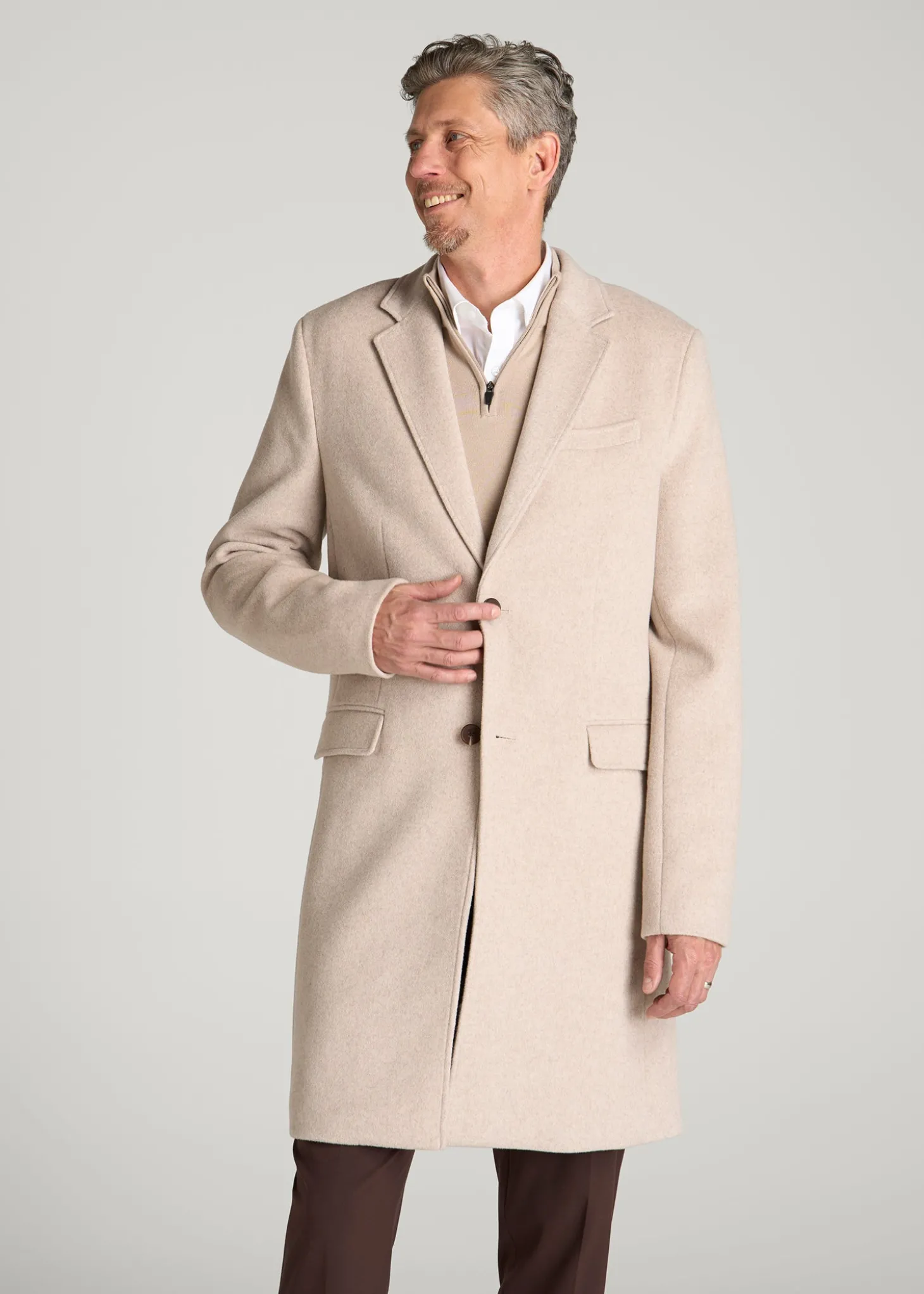 Wool Coat for Tall Men