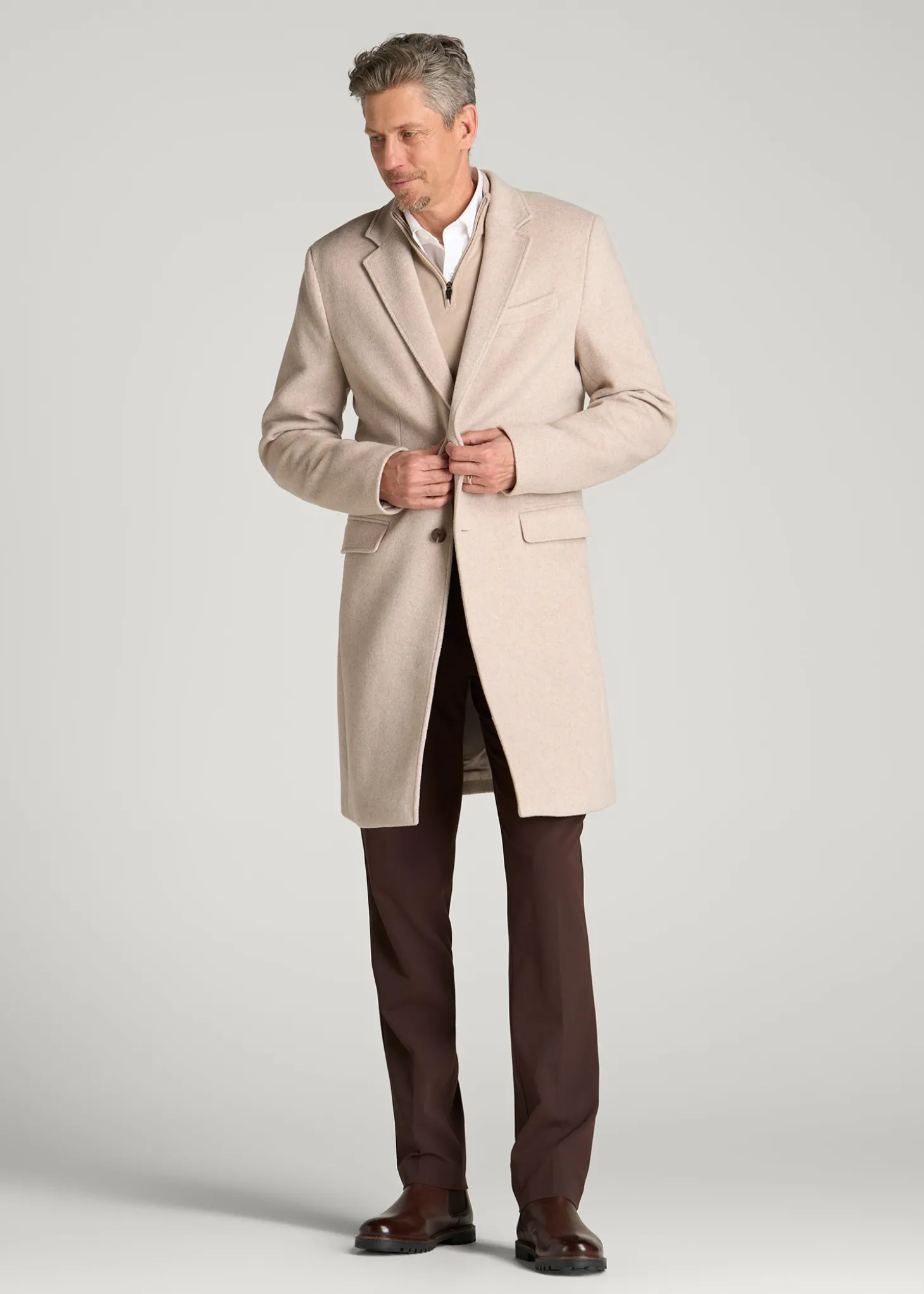 Wool Coat for Tall Men