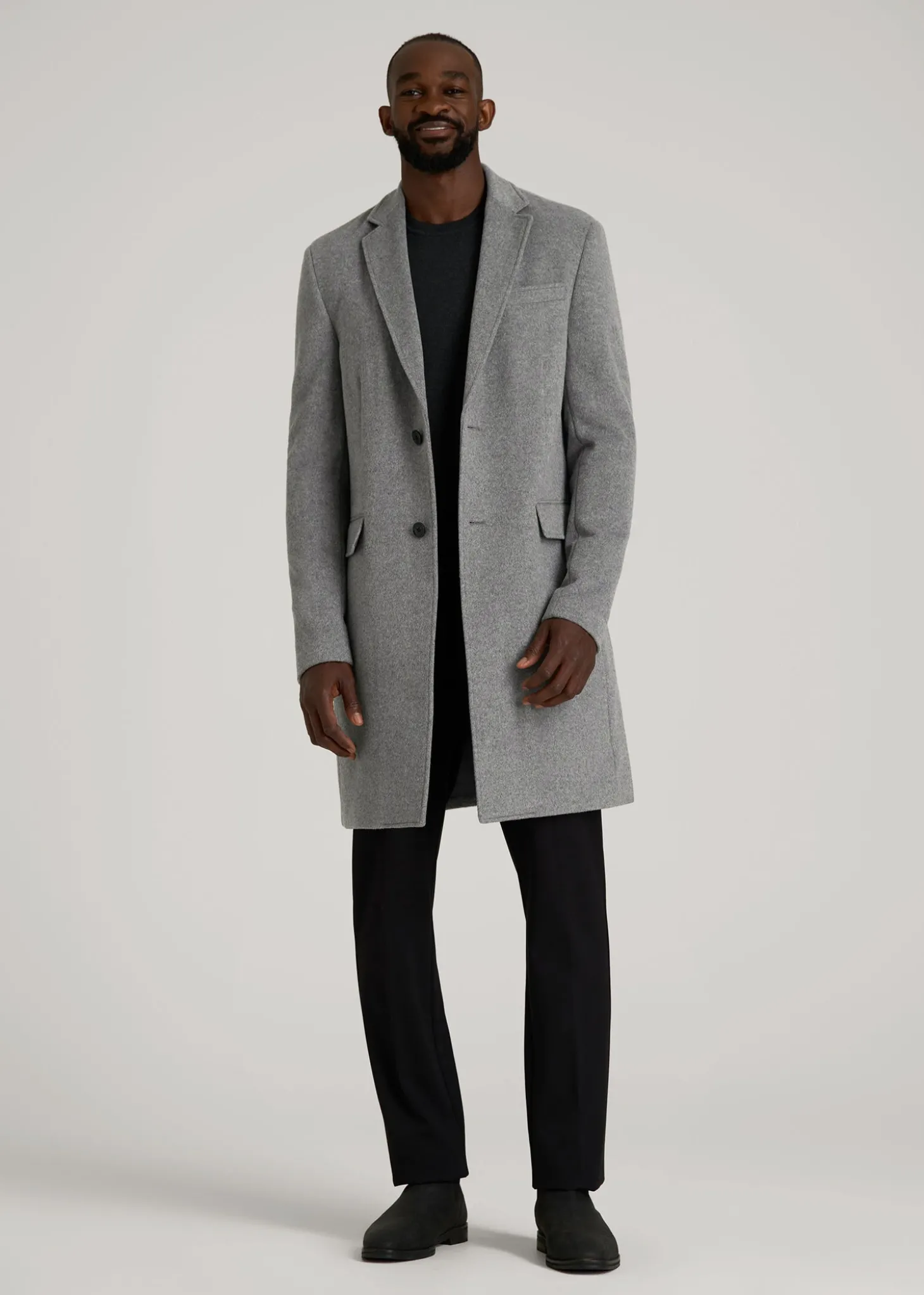 Wool Coat for Tall Men