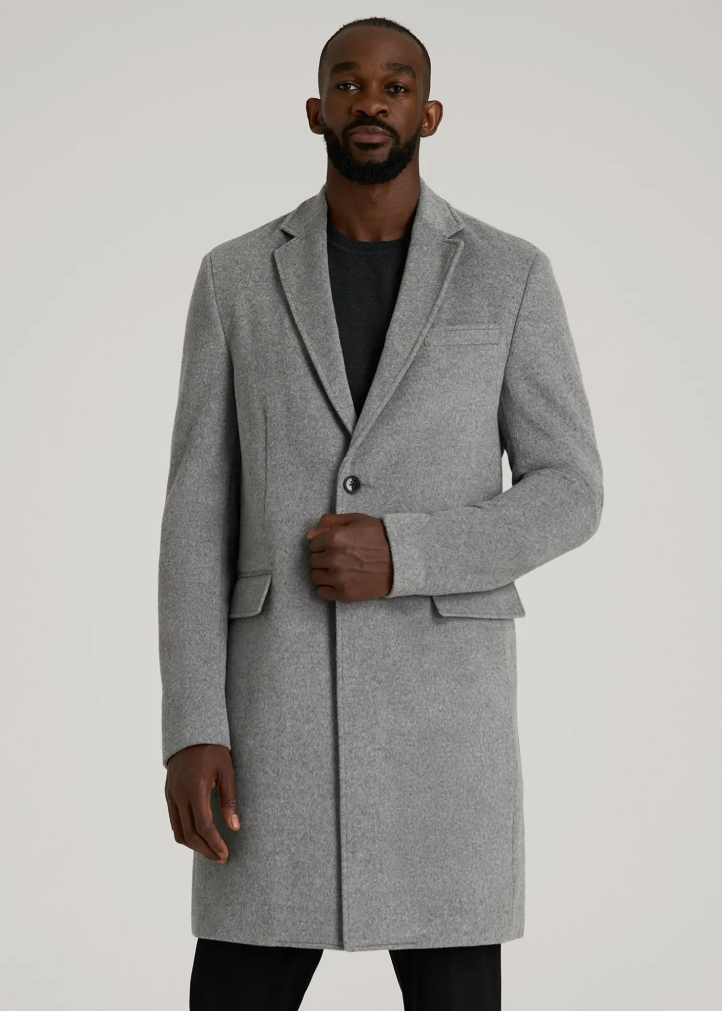 Wool Coat for Tall Men