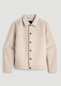 Wool Harrington Jacket for Tall Men