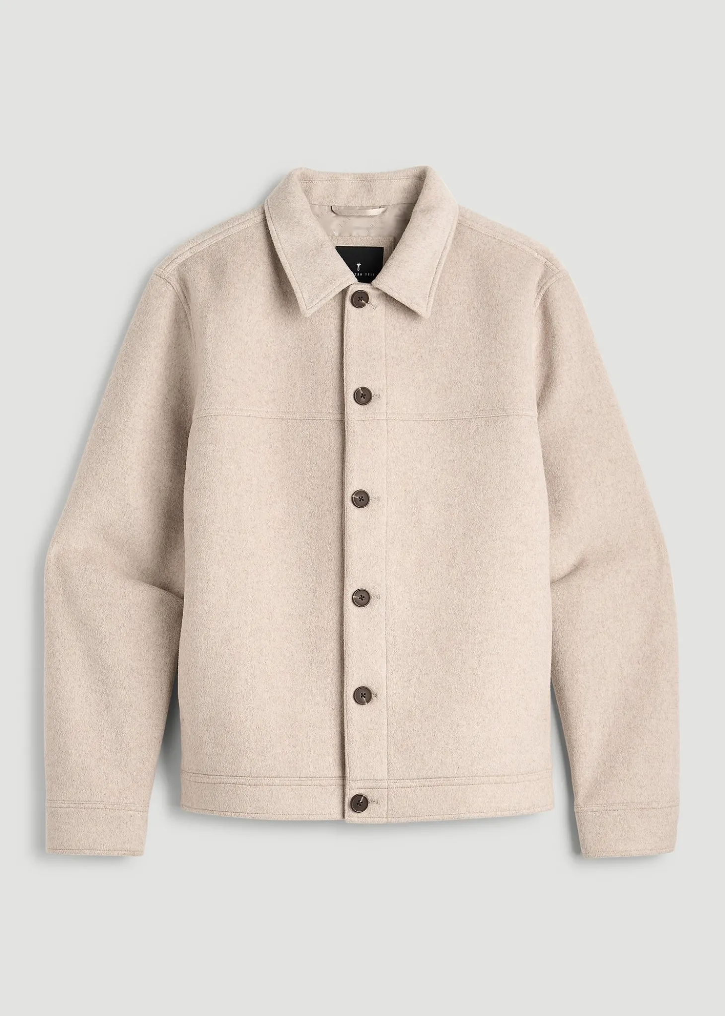 Wool Harrington Jacket for Tall Men