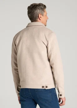 Wool Harrington Jacket for Tall Men